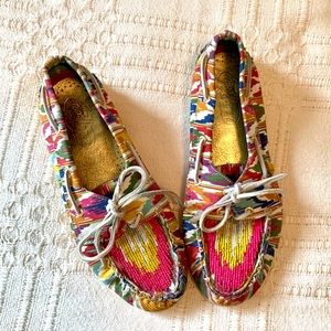 SPERRY TOP SIDER COLORFUL BEADED LOAFER SIZE 10!!!